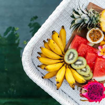 Fresh tropical fruit platters