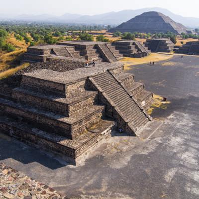 Visit the Teotihuacán pyramids