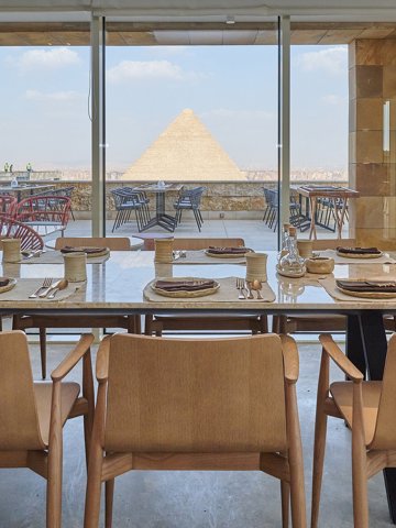 Pyramid views and modern twists