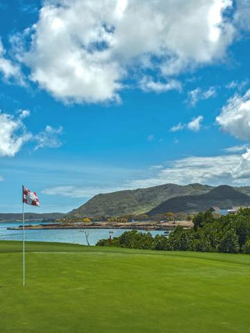 Indulge in spa time and golf with a view