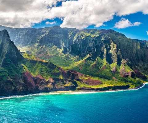 Volcanoes, reefs, and island legends
