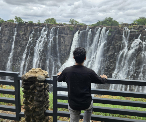 Stand before the mighty Victoria Falls