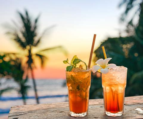 Resort grills & sunset decks