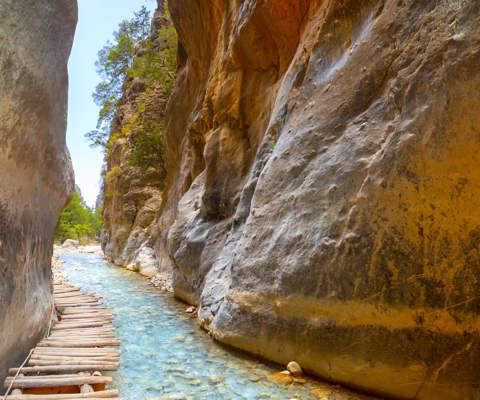 Walk the Samaria Gorge in Crete